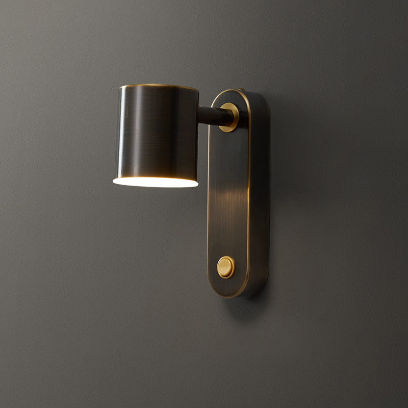 Rotatable Oval Cylinder Full Wall Lamp