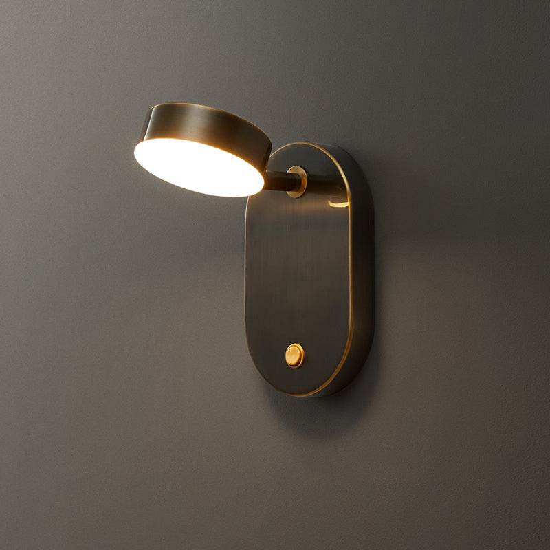 Rotatable Oval Cylinder Full Wall Lamp