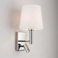 Round Trapezoidal Iron Fabric Wall Lamp