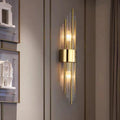 Round Tube Long Stainless 2-Light Wall Lamp