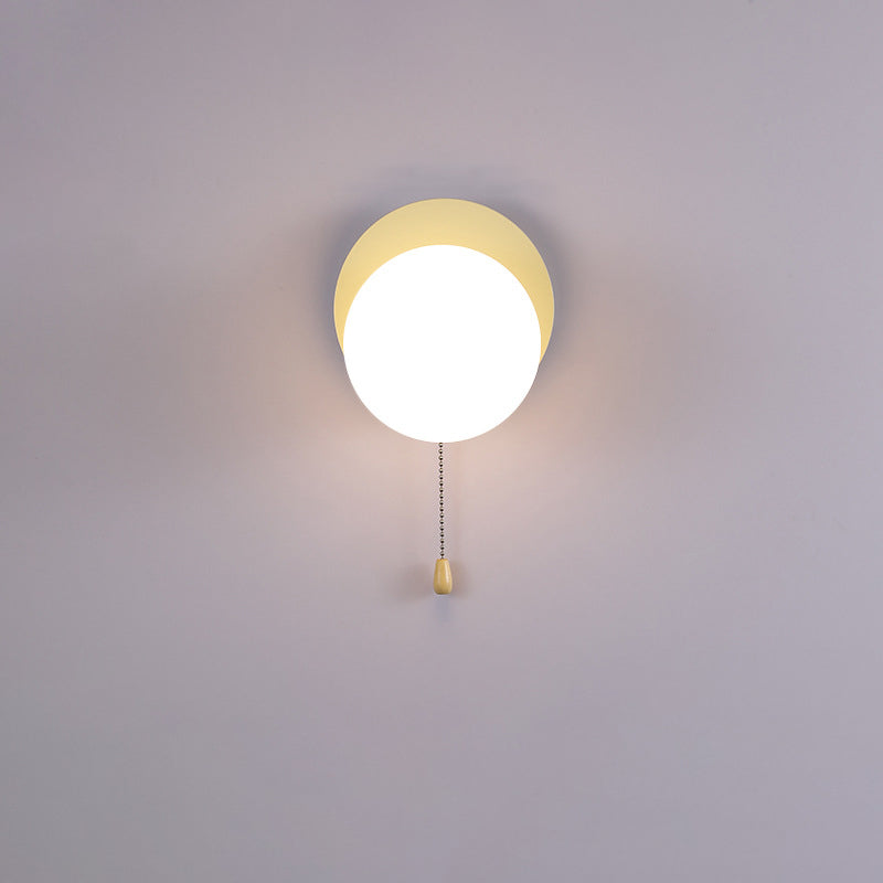 Round Square Triangle Orb Wall Lamp