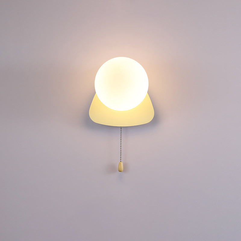 Round Square Triangle Orb Wall Lamp