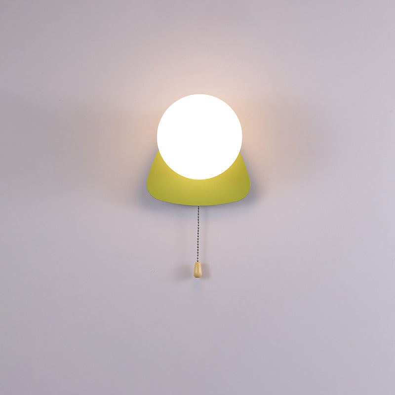 Round Square Triangle Orb Wall Lamp