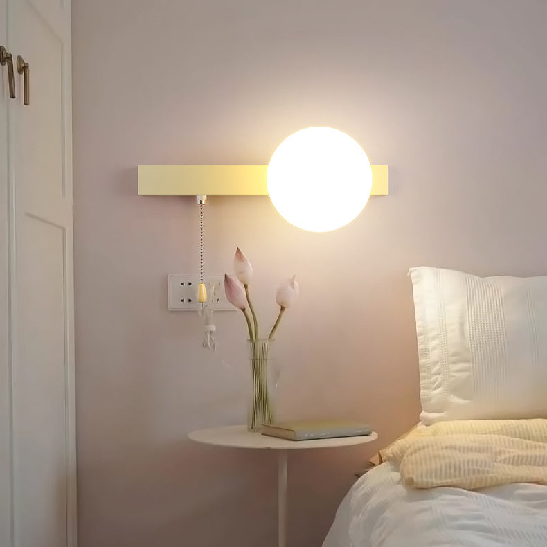 Round Square Triangle Orb Wall Lamp