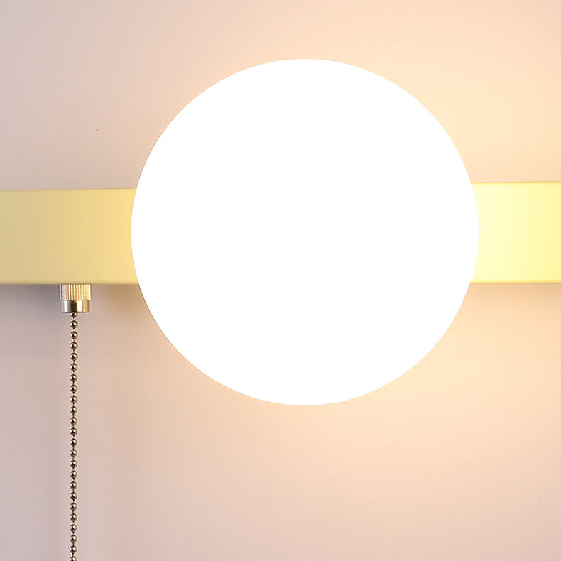 Round Square Triangle Orb Wall Lamp