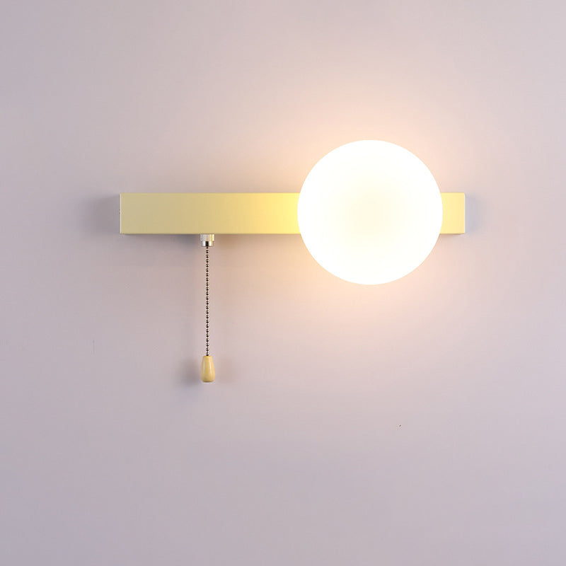 Round Square Triangle Orb Wall Lamp