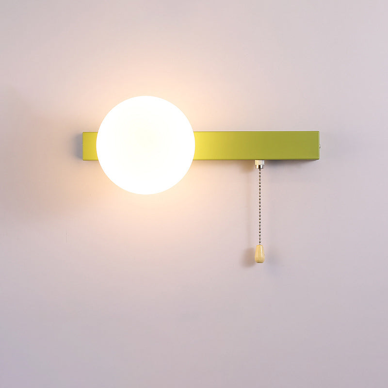 Round Square Triangle Orb Wall Lamp