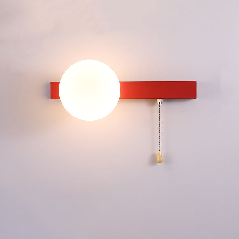 Round Square Triangle Orb Wall Lamp