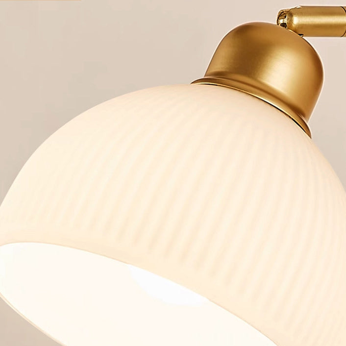 Dome Half Round Iron Wall Lamp