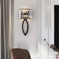 Half Circle Striped Iron 2-Light Wall Lamp