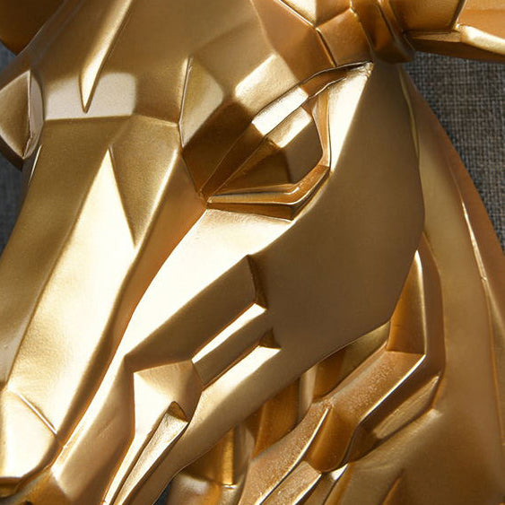 Deer Head Diamond Resin Wall Lamp