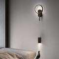 Cylinder Circle Iron Bedroom Wall Lamp