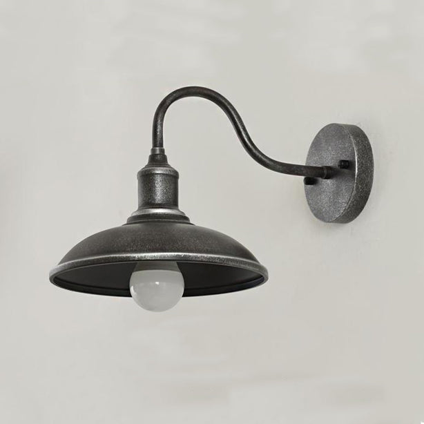 Round Pot Lid Shape Outdoor Light