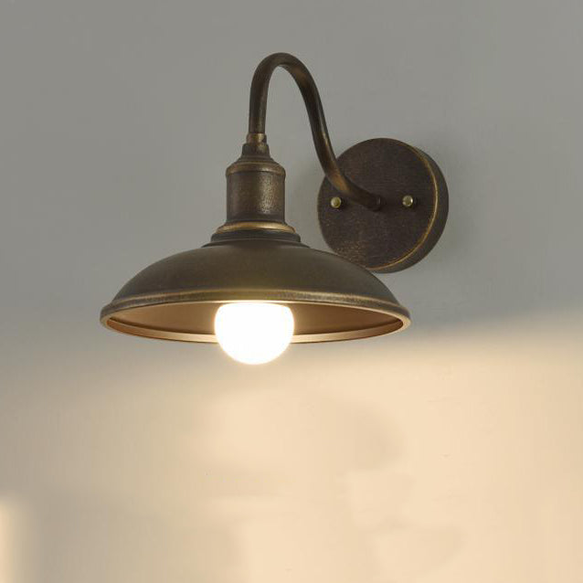 Round Pot Lid Shape Outdoor Light