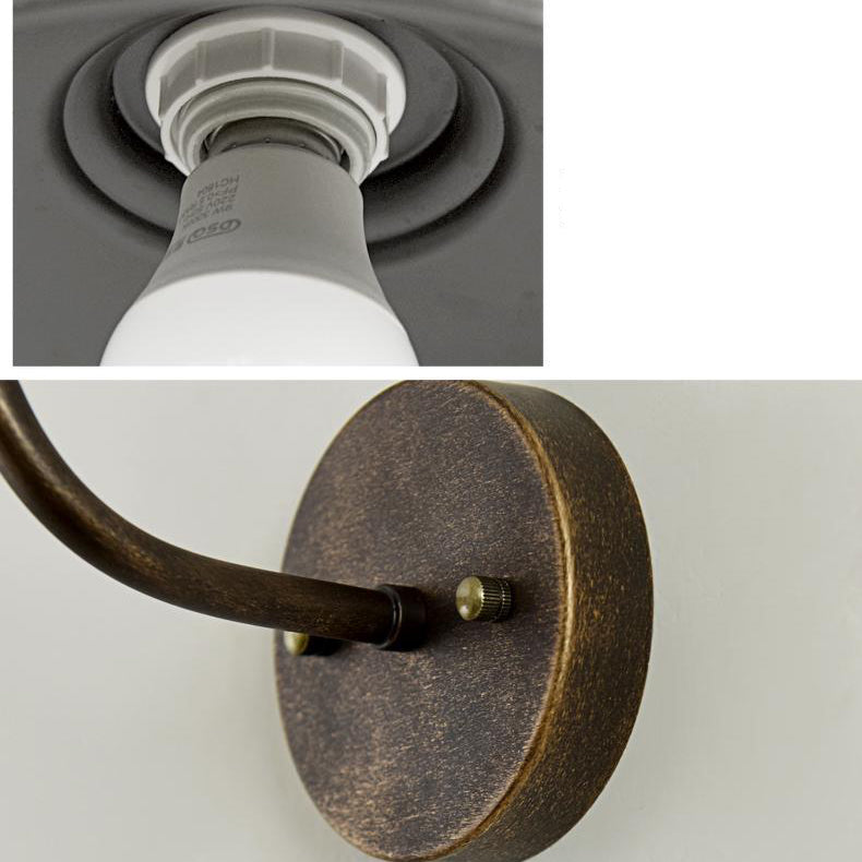 Round Pot Lid Shape Outdoor Light