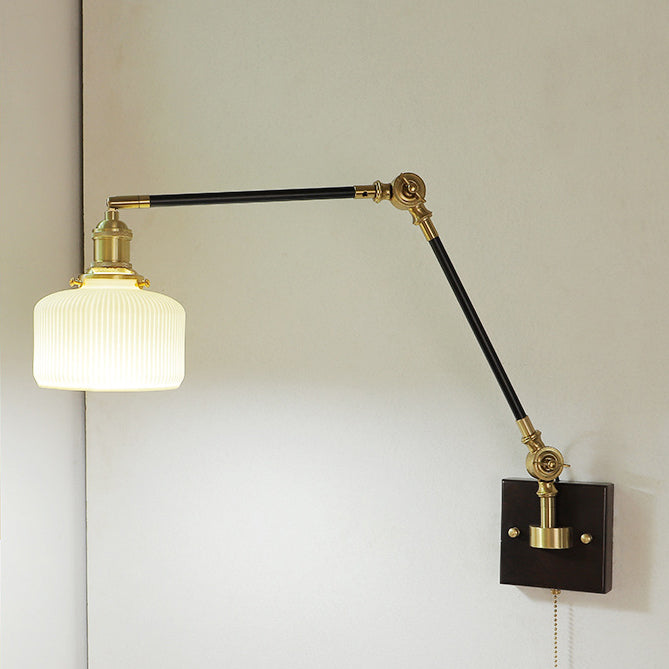 Retractable Folding Long Pole Wall Lamp