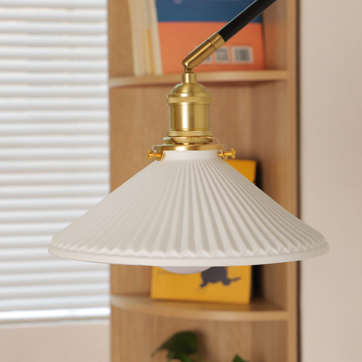 Retractable Folding Long Pole Wall Lamp