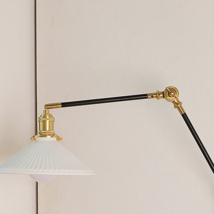 Retractable Folding Long Pole Wall Lamp