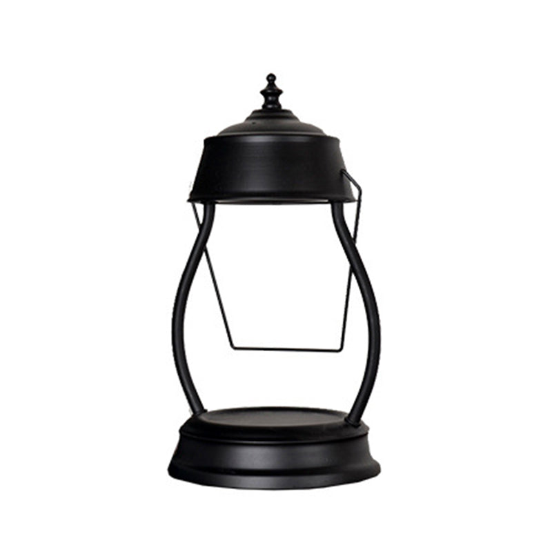 Round Lantern Shape Iron Table Lamp