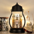 Round Lantern Shape Iron Table Lamp