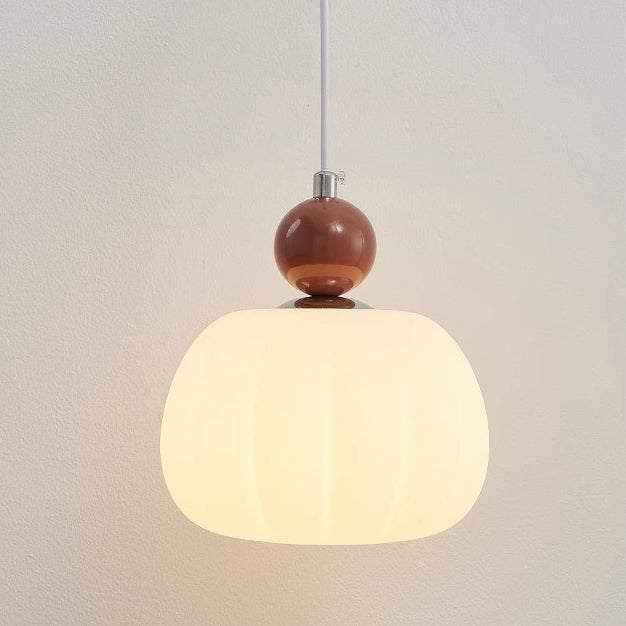 Round Pumpkin Shape Iron Wall Lamp
