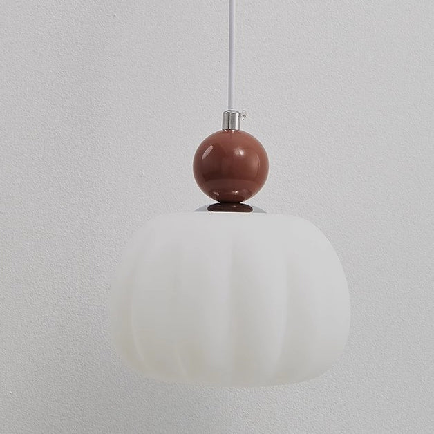 Round Pumpkin Shape Iron Wall Lamp