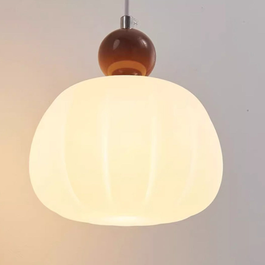 Round Pumpkin Shape Iron Wall Lamp
