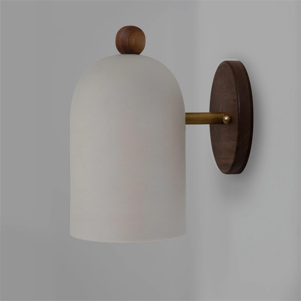 Rotatable Cylinder Wood Living Wall Lamp