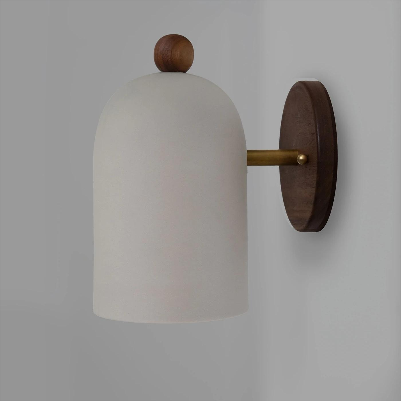 Rotatable Cylinder Wood Living Wall Lamp