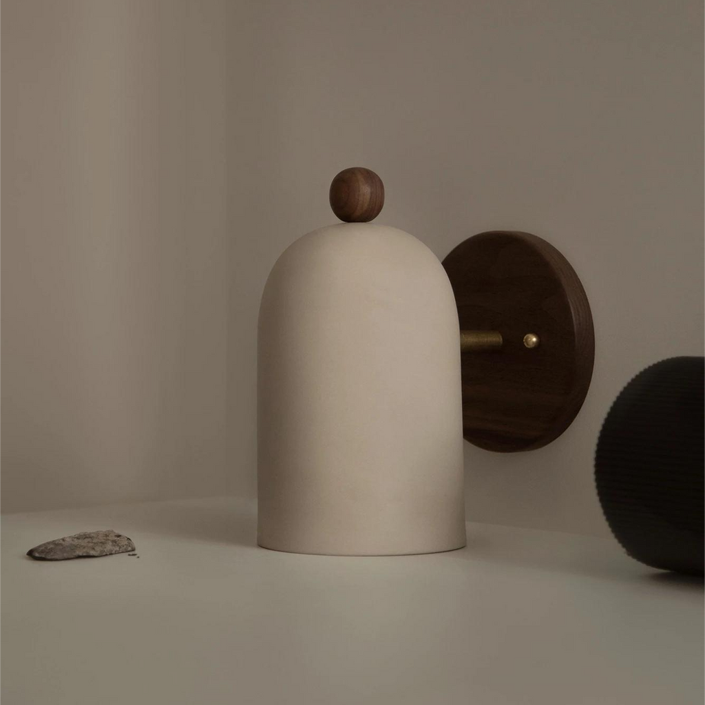 Rotatable Cylinder Wood Living Wall Lamp