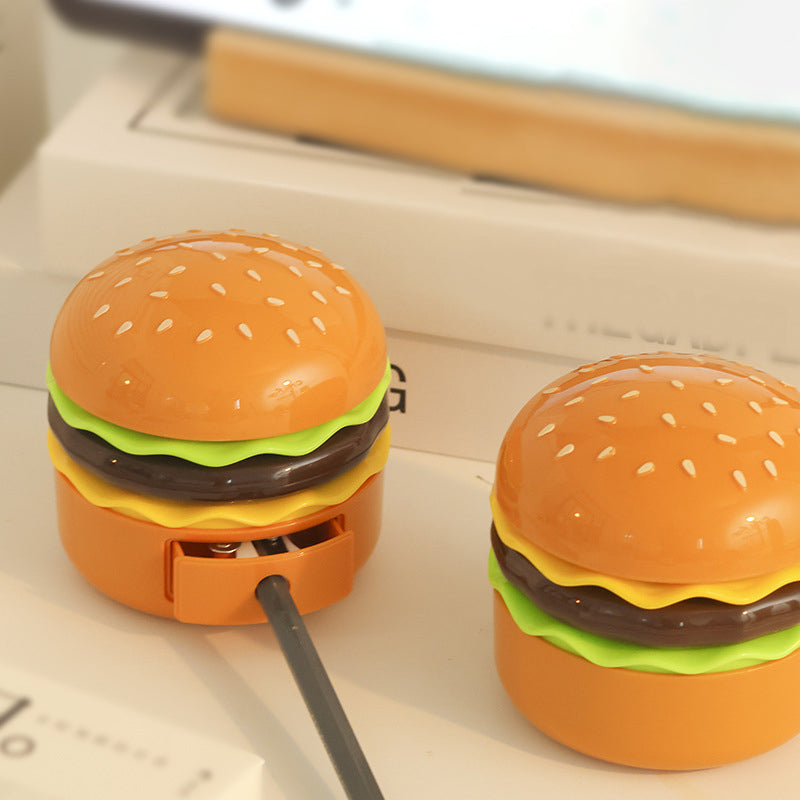Hamburger Plastic Bedroom Table Lamp
