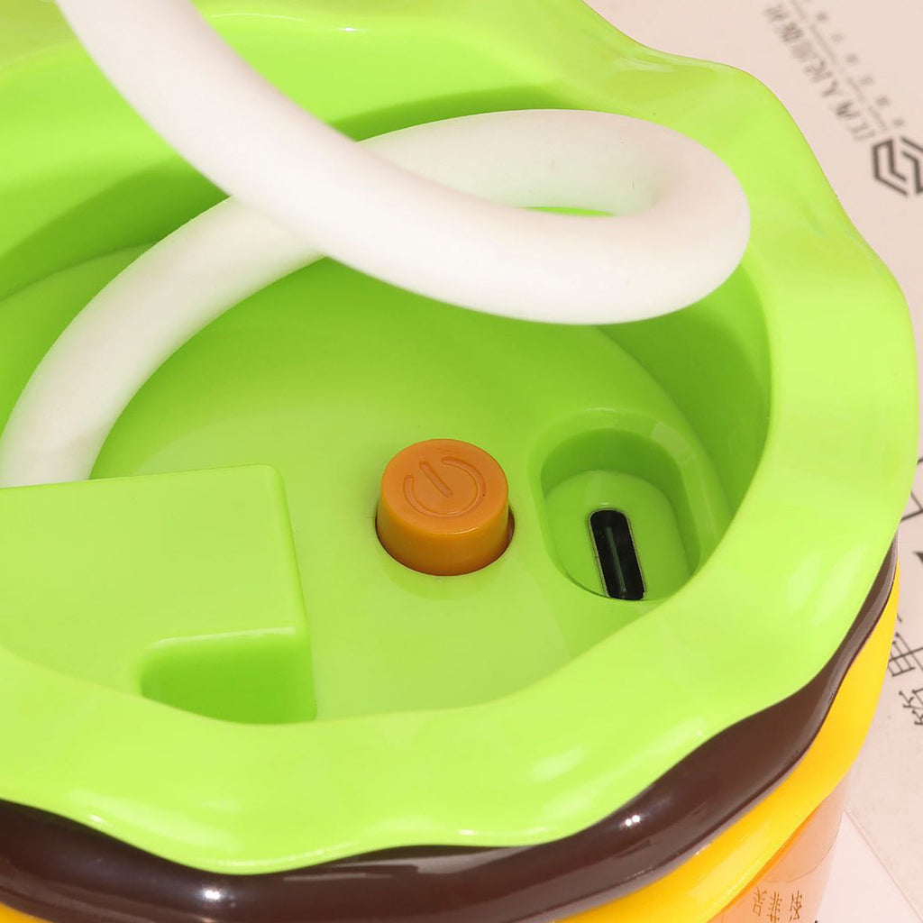 Hamburger Plastic Bedroom Table Lamp