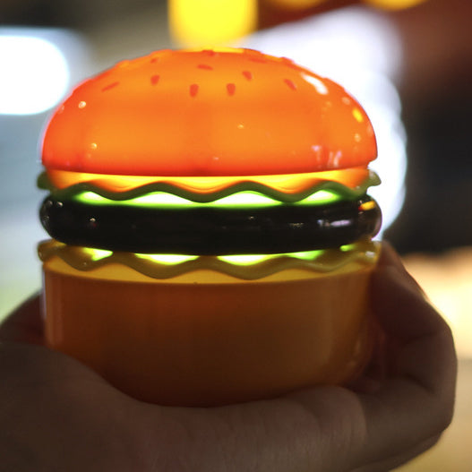 Hamburger Plastic Bedroom Table Lamp
