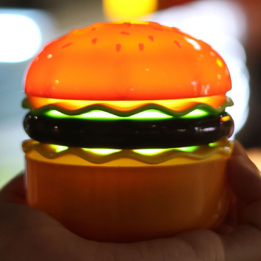 Hamburger Plastic Bedroom Table Lamp