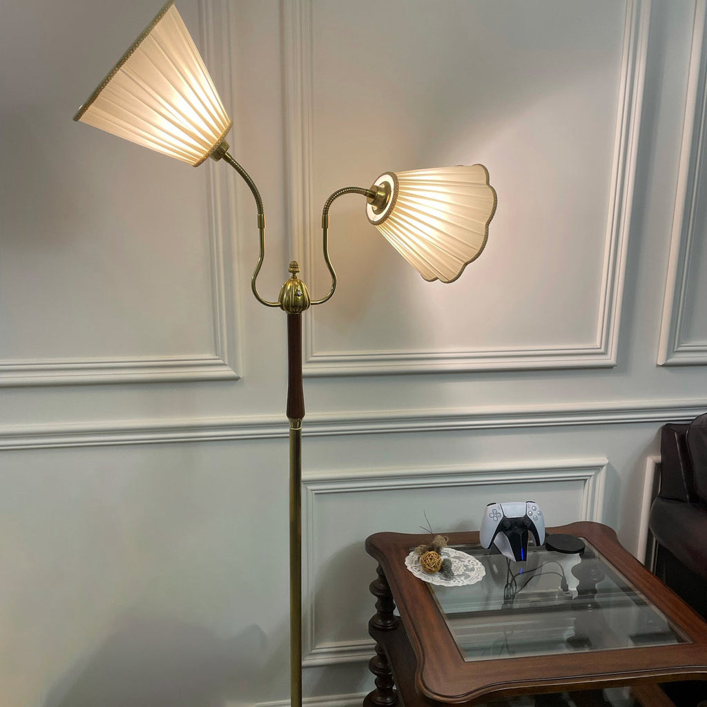 Cylinder Lace 2-Light Floor Lamp