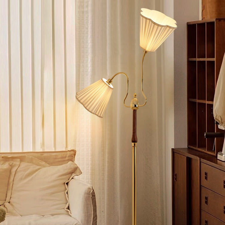 Cylinder Lace 2-Light Floor Lamp