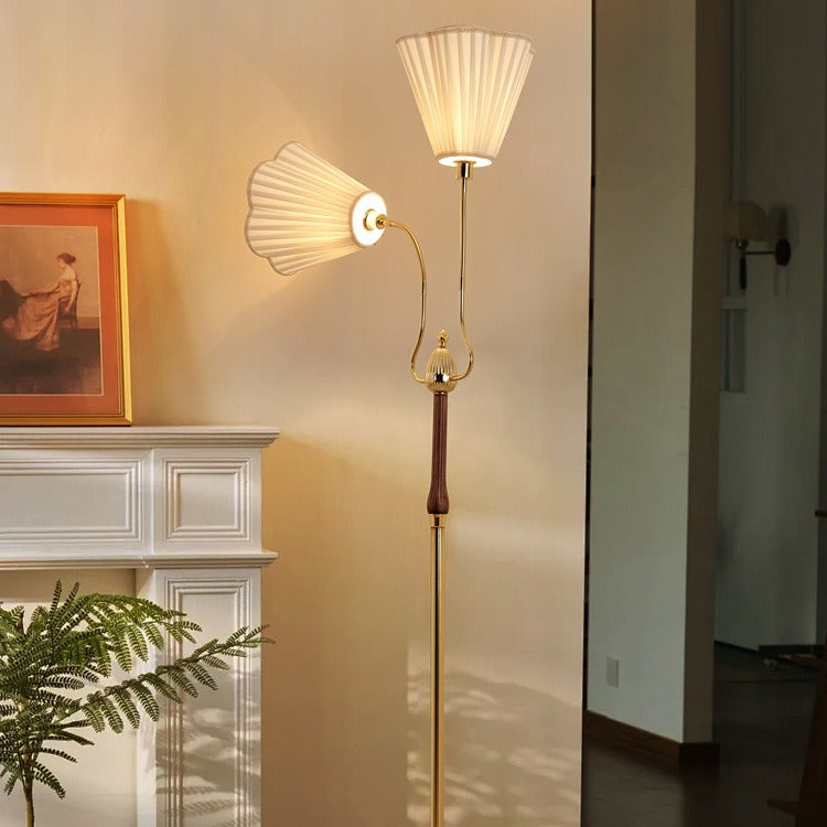 Cylinder Lace 2-Light Floor Lamp