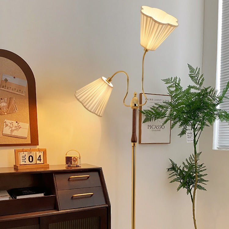 Cylinder Lace 2-Light Floor Lamp