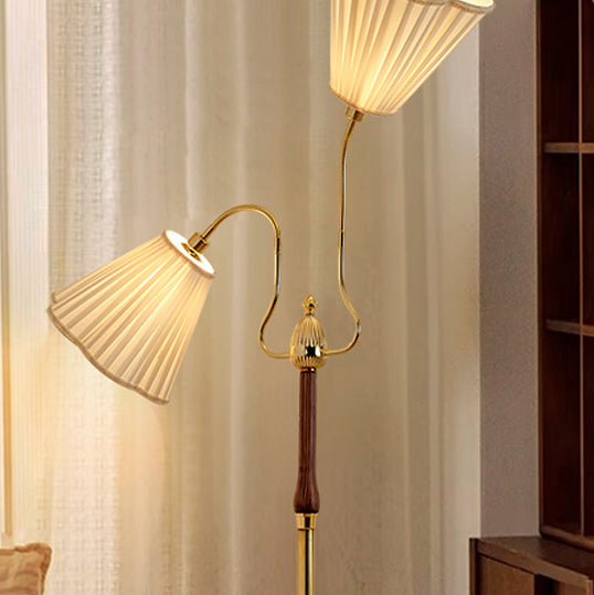 Cylinder Lace 2-Light Floor Lamp