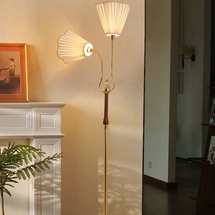 Cylinder Lace 2-Light Floor Lamp