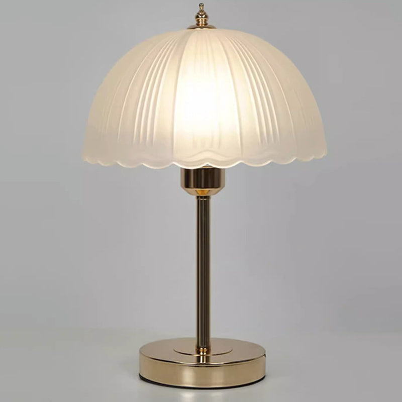 Half Dome Lace Iron Table Lamp