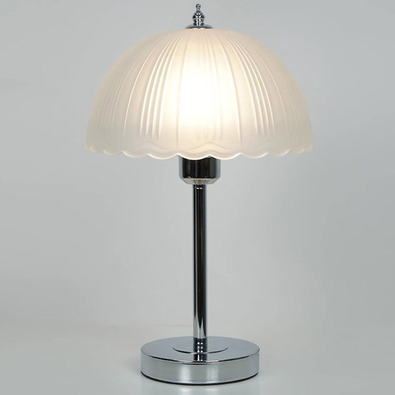 Half Dome Lace Iron Table Lamp