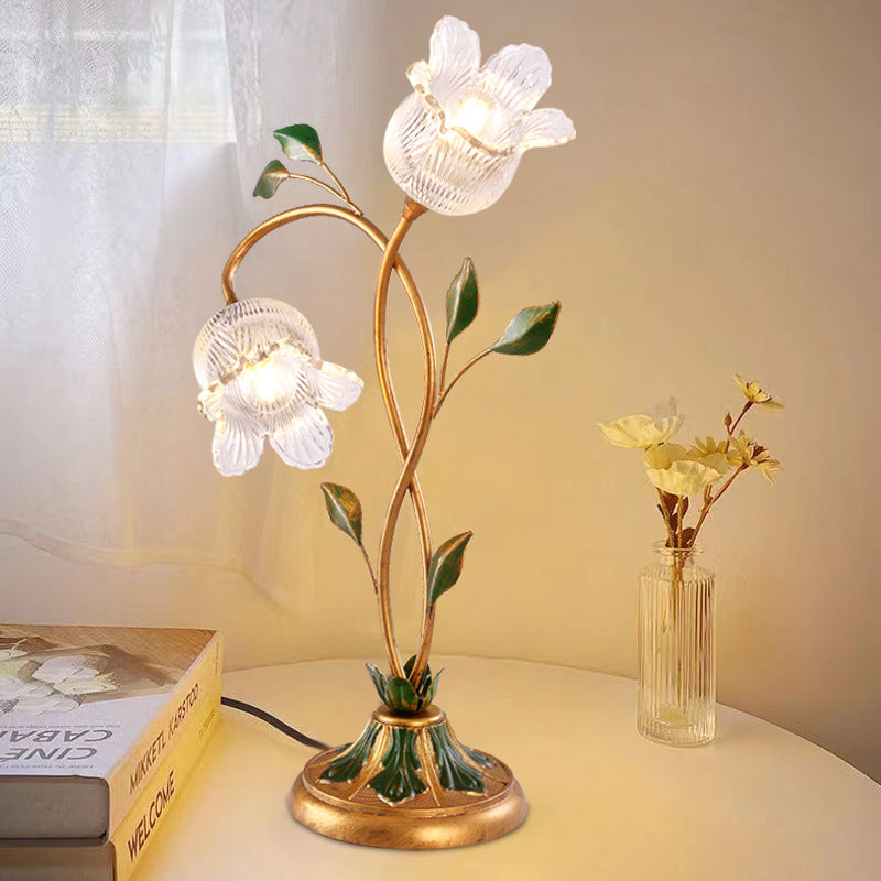 Flower Leaf Shape Iron Table Lamp