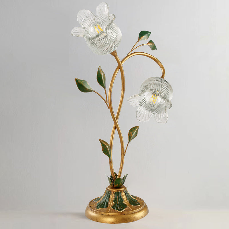 Flower Leaf Shape Iron Table Lamp