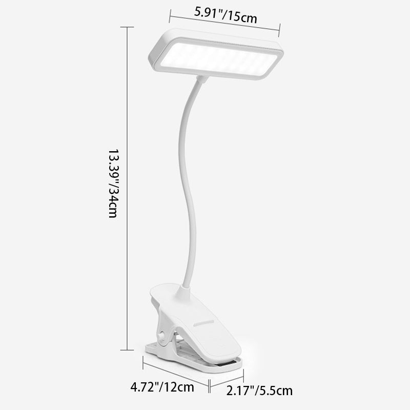 Clip Rectangle Hose ABS Table Lamp