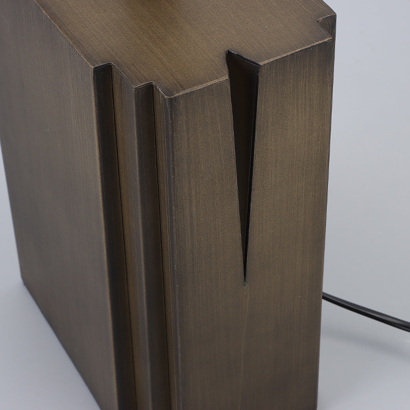 Rectangular Half Circle Trapezoid Table Lamp