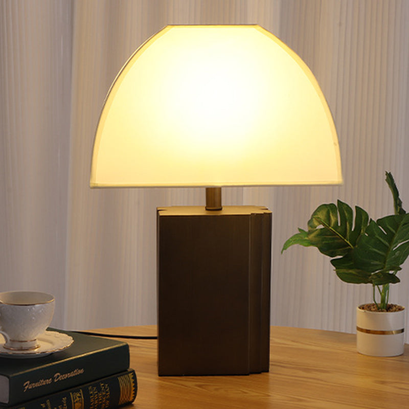 Rectangular Half Circle Trapezoid Table Lamp