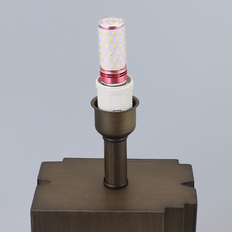 Rectangular Half Circle Trapezoid Table Lamp