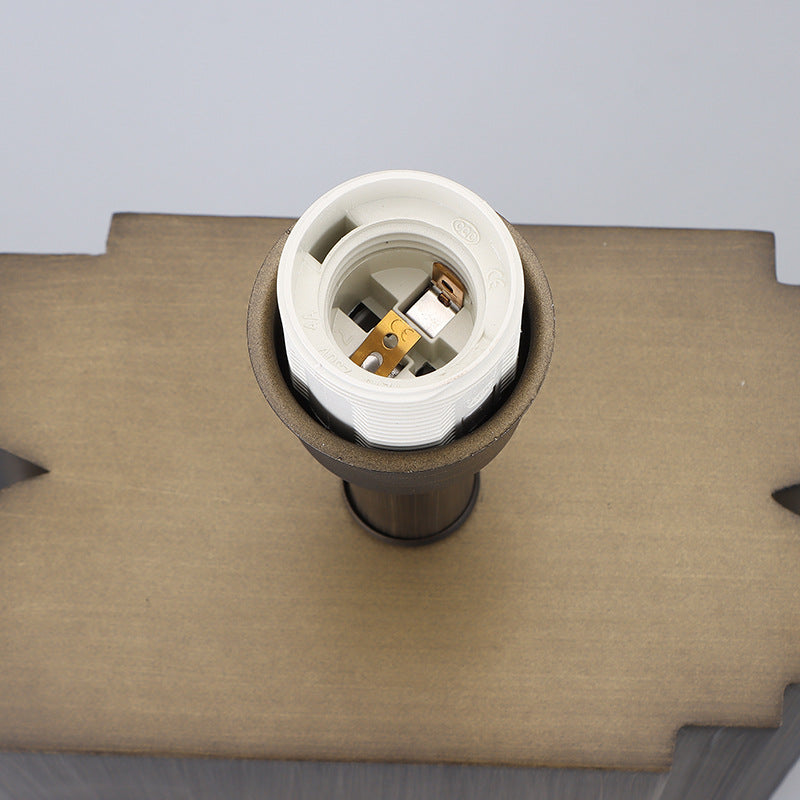 Rectangular Half Circle Trapezoid Table Lamp