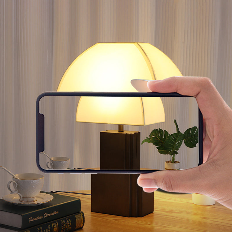 Rectangular Half Circle Trapezoid Table Lamp